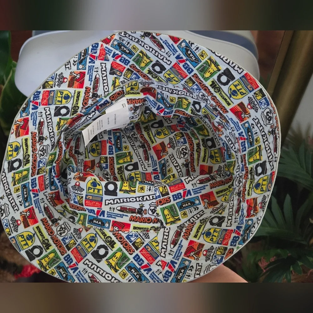 NEW Super Mario Toad Kids Bucket Hat